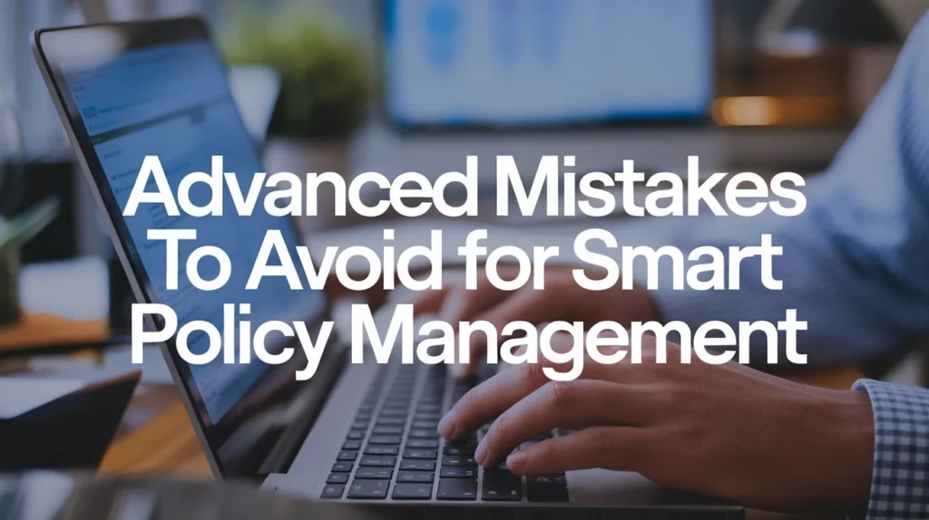 Advanced Mistakes to Avoid for Smart Policy Management
