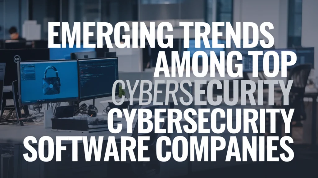 Emerging Trends Among Top Cybersecurity Software Companies