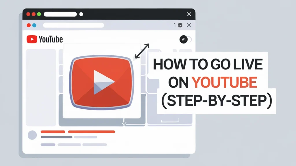 How to Go Live on YouTube (Step-by-Step)