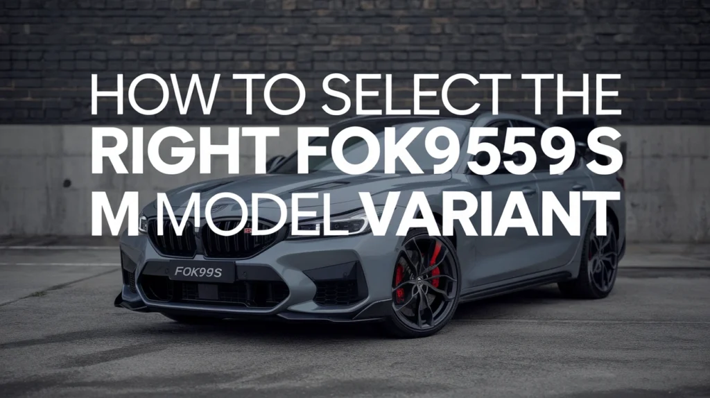 How to select the right Fok959S M model variant