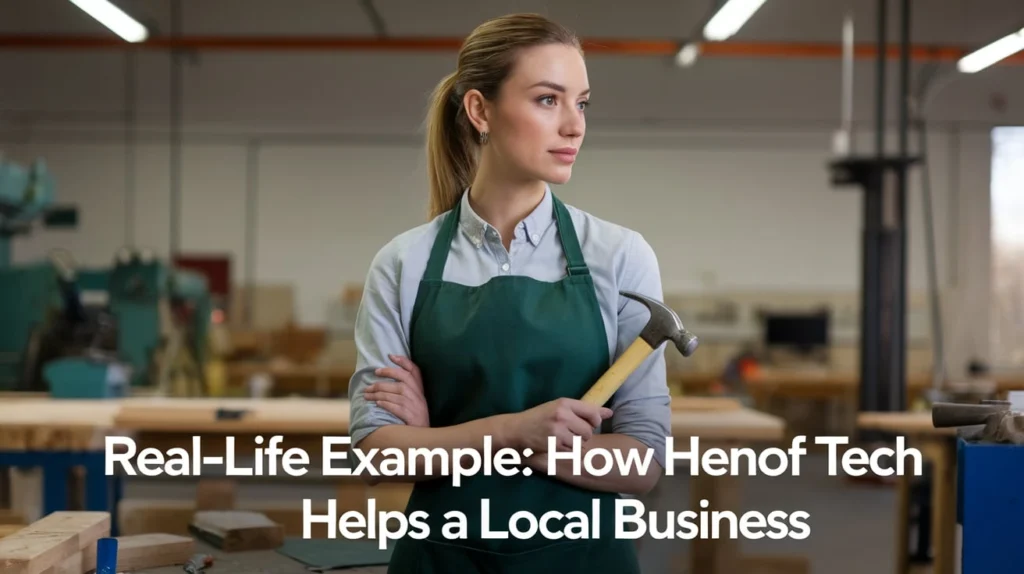 Real-Life Example: How Henof Tech Helps a Local Business