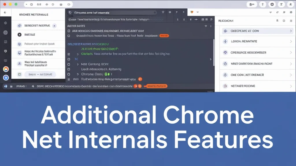 Additional Chrome Net Internals Features