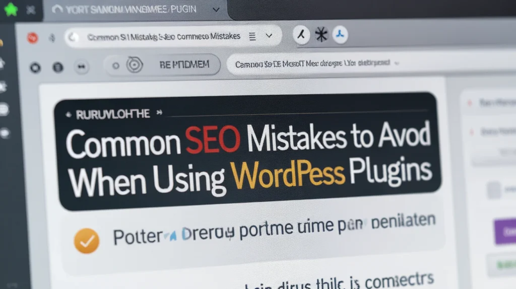 Common SEO Mistakes to Avoid When Using WordPress Plugins