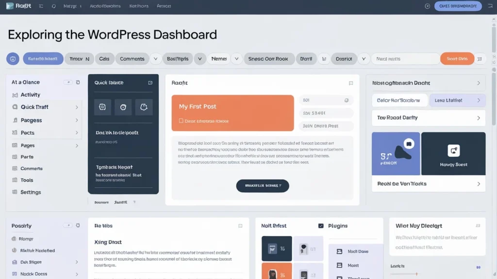 Exploring the WordPress Dashboard