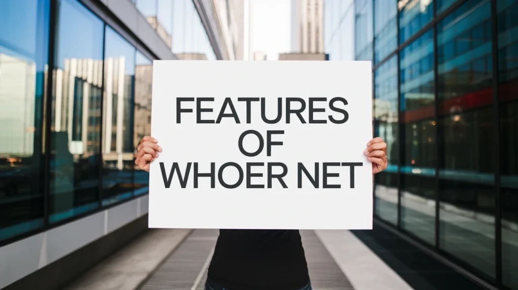 Features of Whoer Net