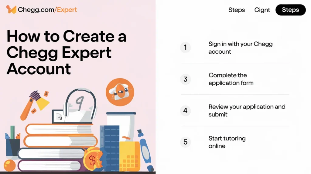 How to Create a Chegg Expert Account