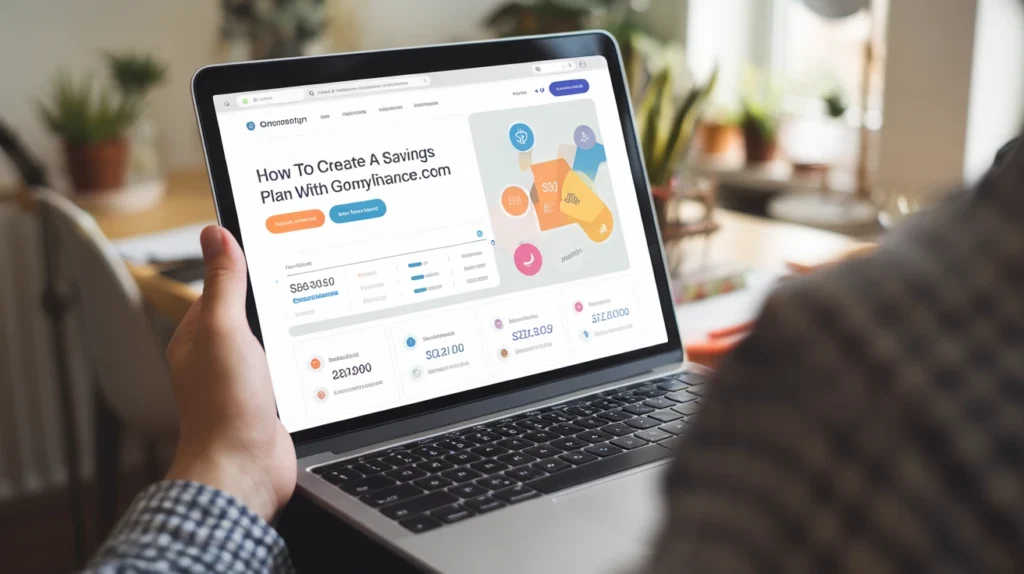 How to Create a Savings Plan with GoMyFinance.com