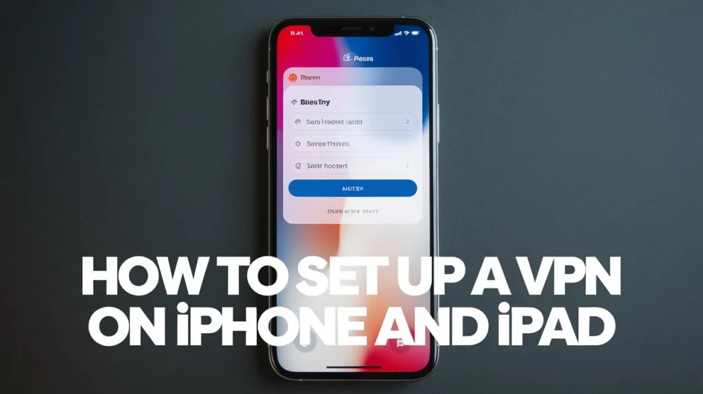 How to Set Up a VPN on iPhone and iPad