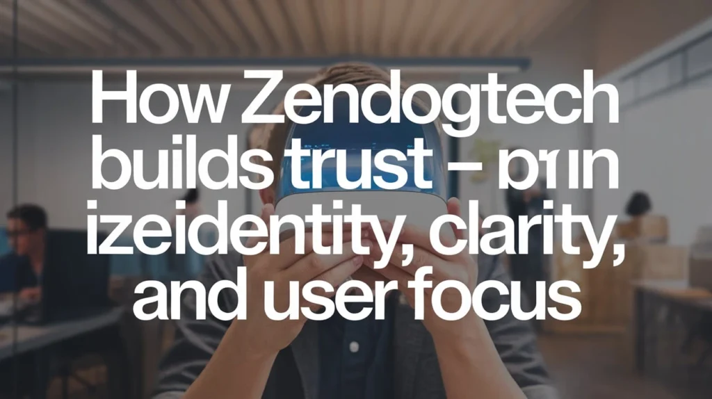 How ZendogTech Builds Trust — Brand Identity, Clarity, and User Focus
