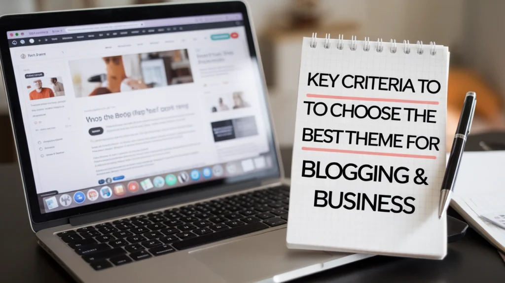 Key Criteria to Choose the Best Theme for Blogging & Business