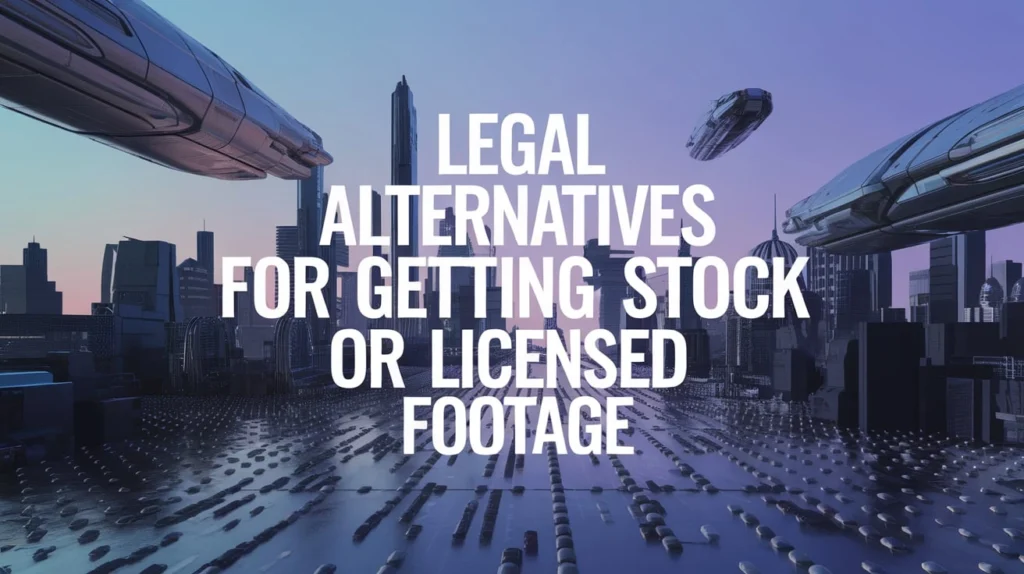 Legal alternatives for getting stock or licensed footage