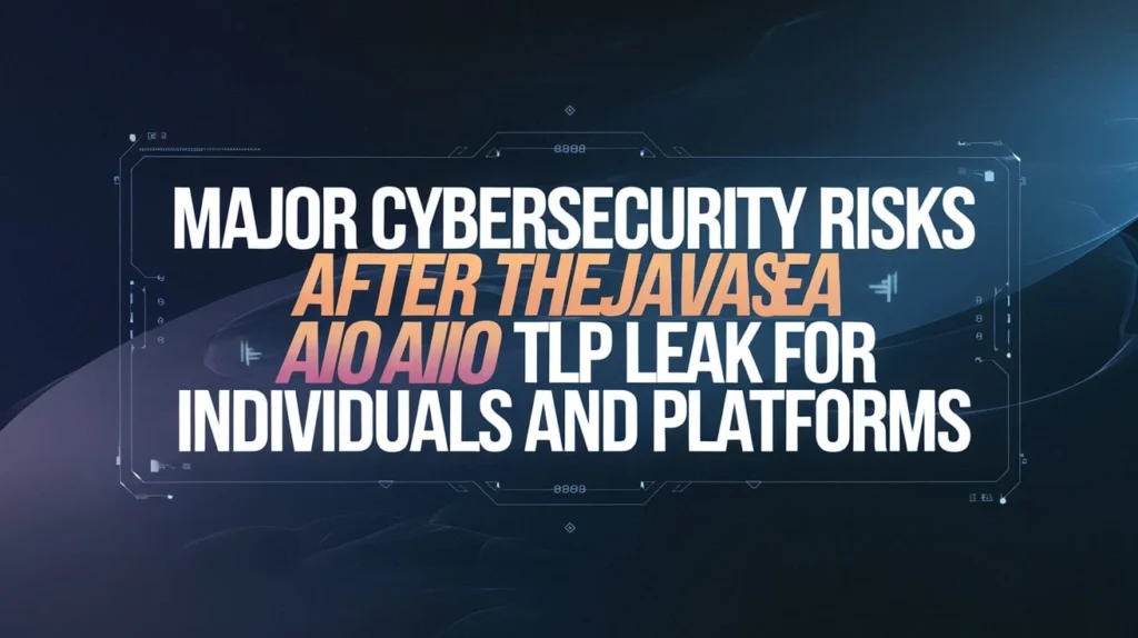 Major Cybersecurity Risks After TheJavaSea AIO TLP Leak for Individuals and Platforms