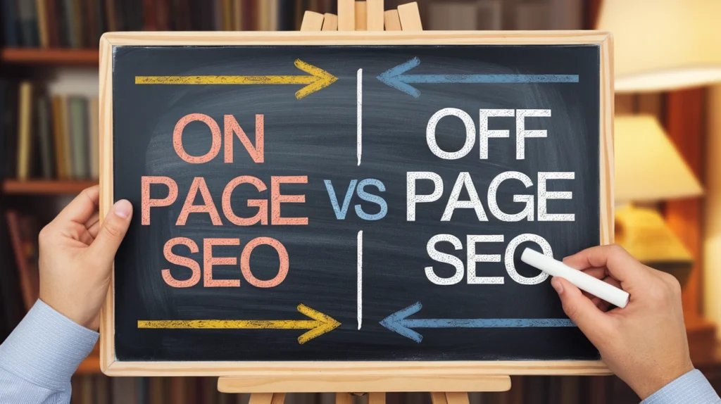 On Page SEO vs Off Page SEO