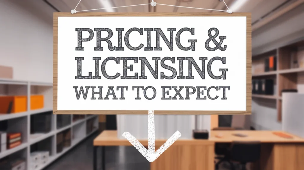 Pricing & Licensing – What to Expect