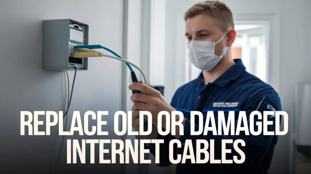 Replace Old or Damaged Internet Cables