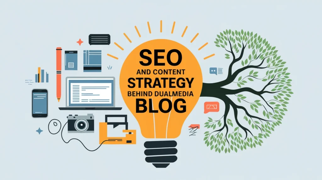 SEO and Content Strategy Behind DualMedia Blog