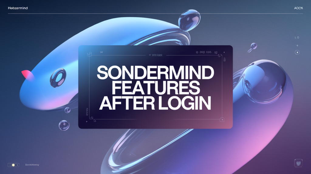 SonderMind Features After Login