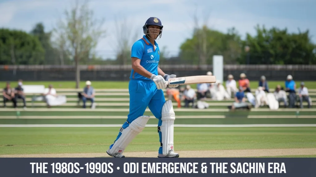 The 1980s‑1990s – ODI Emergence & The Sachin Era