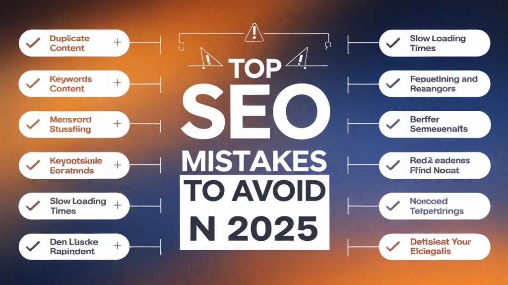 Top SEO Mistakes to Avoid in 2025