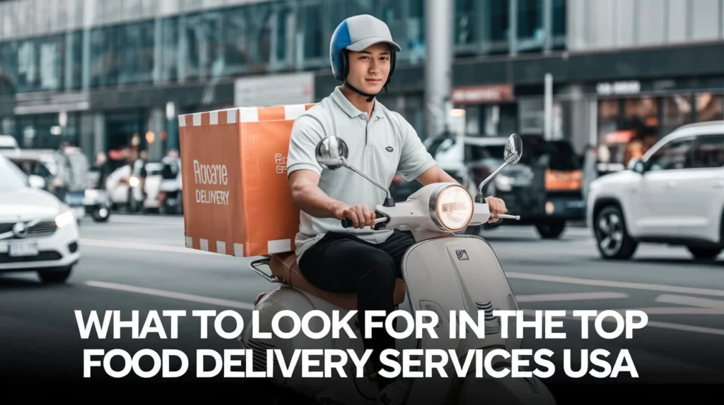 What to Look for in the Top Food Delivery Services USA