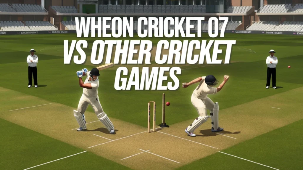 Wheon Cricket 07 vs Other Cricket Games