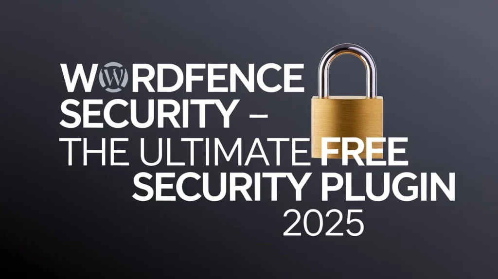 Wordfence Security – The Ultimate Free Security Plugin 2025