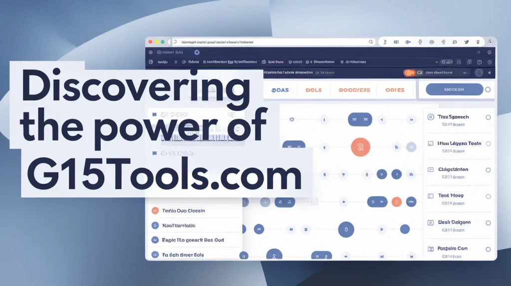 Discovering the Power of g15tools com