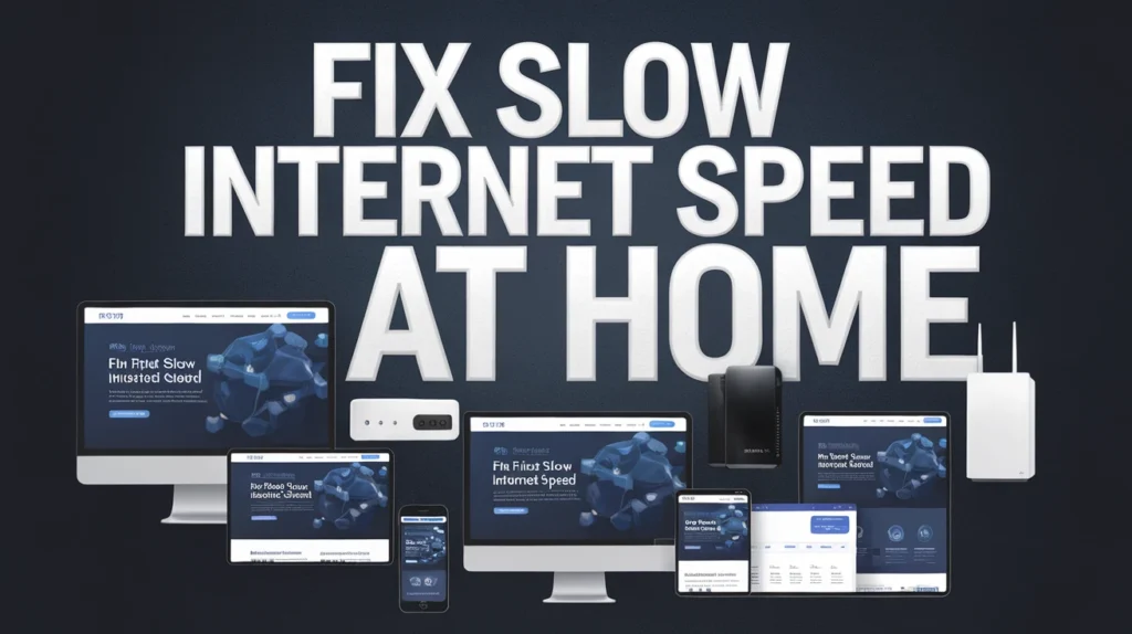Fix Slow Internet Speed at Home