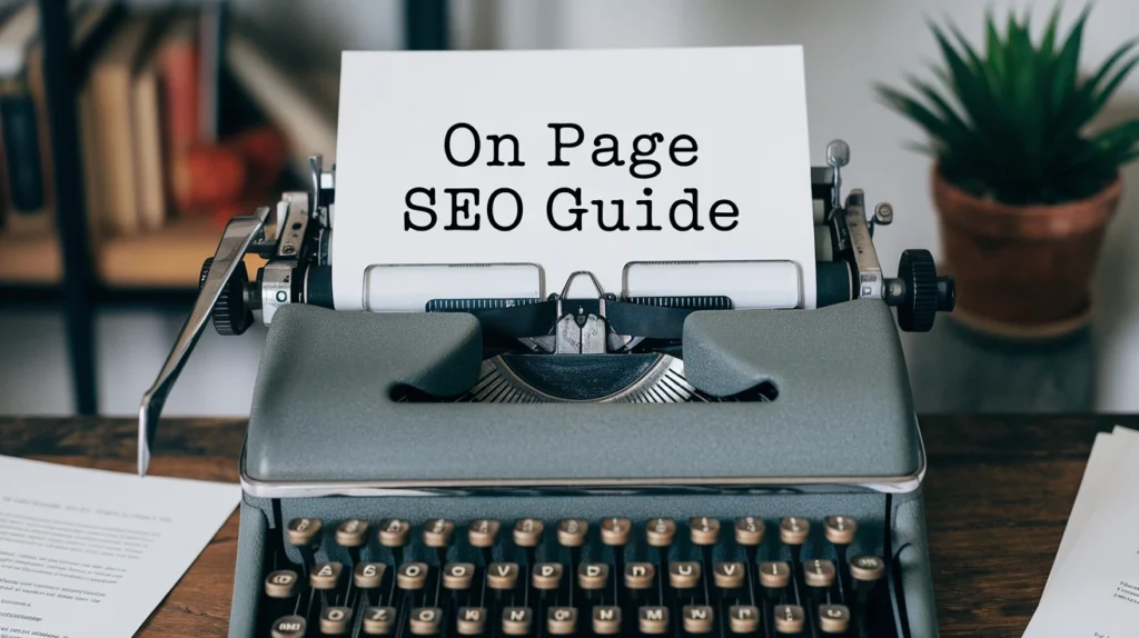 On Page SEO Guide